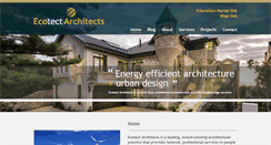 Desktop Screenshot of ecotect-architects.com