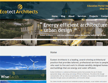 Tablet Screenshot of ecotect-architects.com